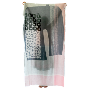 XO 100% cashmere scarf - PilgrimWaters | designer & makers