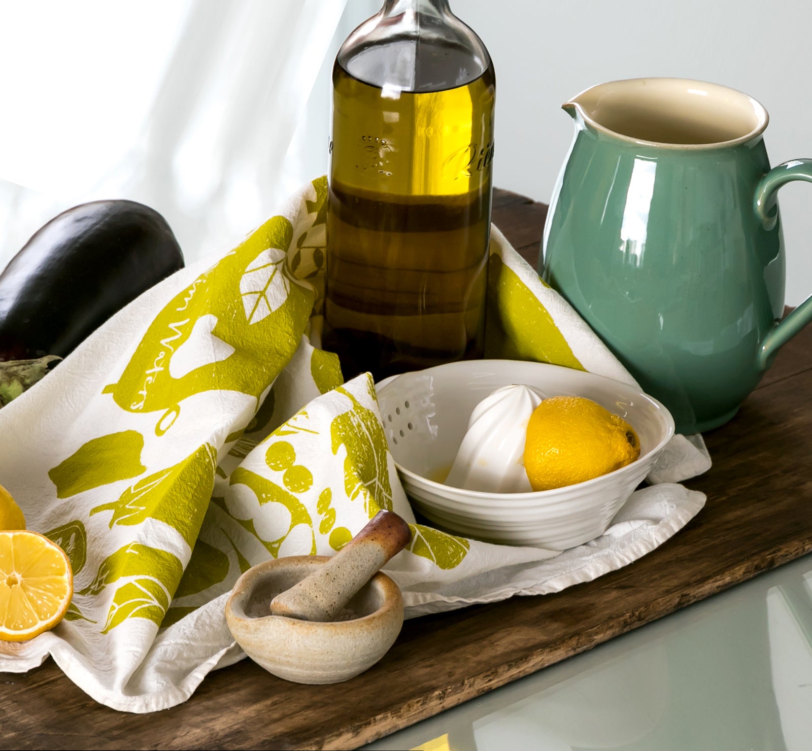 Tea Towel | Veggie 100% cotton - PilgrimWaters | designer & makers