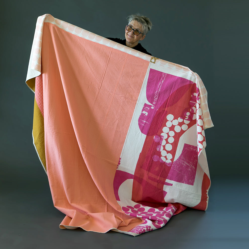 Queen Fuschia Quilt - PilgrimWaters | designer & makers