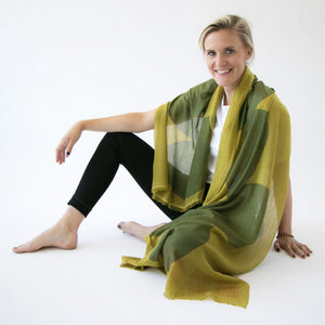 Merino Wool Scarves - Boulder Design