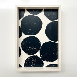 PilgrimWaters Mini-Mini tray illustrating the bold Blueberry dot printing.