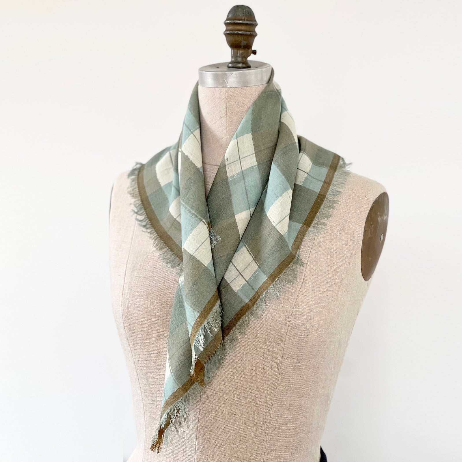Printed Wool Silk Neckerchief - Littles