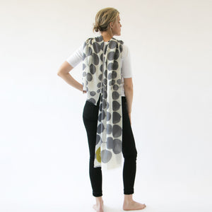 Merino Wool handprinted Scarf - Until - PilgrimWaters | designer & makers