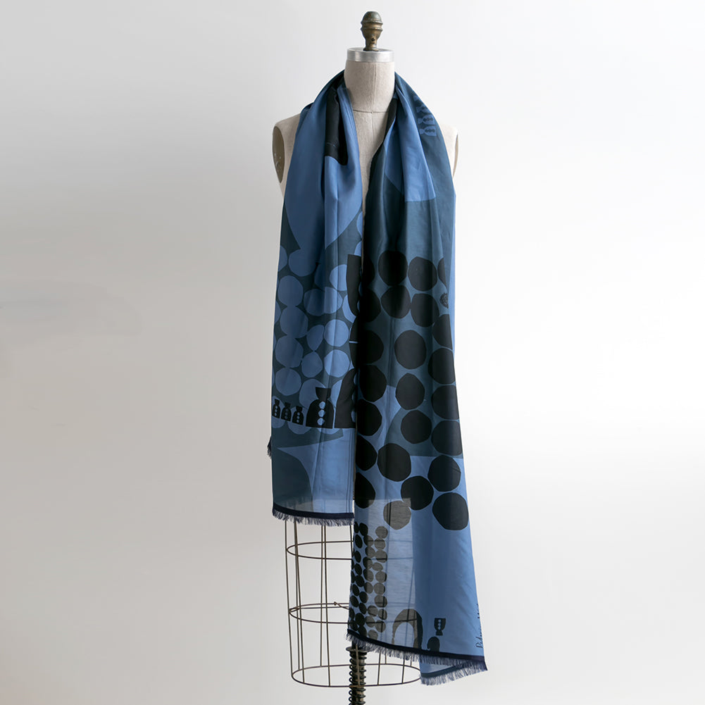 Cotton Silk midi | scarves - PilgrimWaters | designer & makers