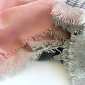 XO 100% cashmere scarf - PilgrimWaters | designer & makers