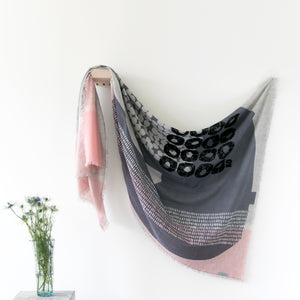 XO 100% cashmere scarf - PilgrimWaters | designer & makers