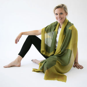 Cashmere & merino | Boulder scarf - PilgrimWaters | designer & makers