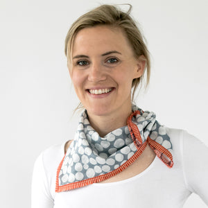 Mini square scarf | cotton silk - PilgrimWaters | designer & makers