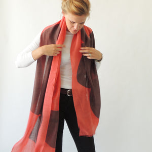 Cashmere & merino | Boulder scarf - PilgrimWaters | designer & makers