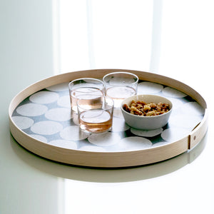 Round tray | handmade USA - PilgrimWaters | designer & makers