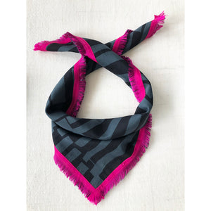 Mini square scarf | cotton silk - PilgrimWaters | designer & makers