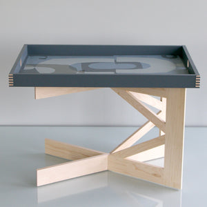 Tray stand | small maple handmade USA - PilgrimWaters | designer & makers