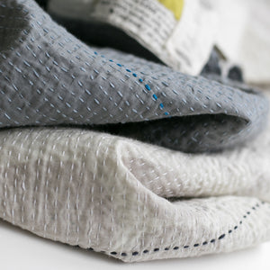 Throw Dove | silk & cotton - PilgrimWaters | designer & makers